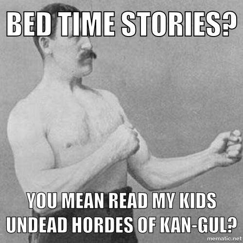 promotional meme for the undead hordes of kan-gul by jon f. merz